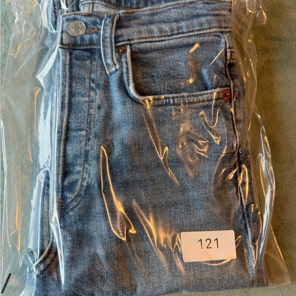 Re/Done Light Blue Straight Jeans - Picture 9 of 9